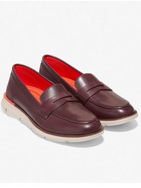 Cole Haan Women’s 4.ZeroGrand Penny Loafer Pinot Noir Comfort Office Teacher 7.5